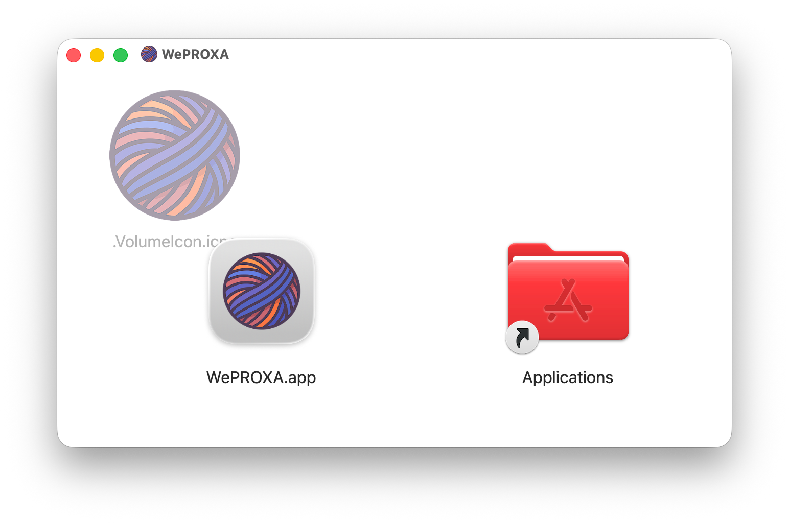 WePROXA download options for macOS and Windows